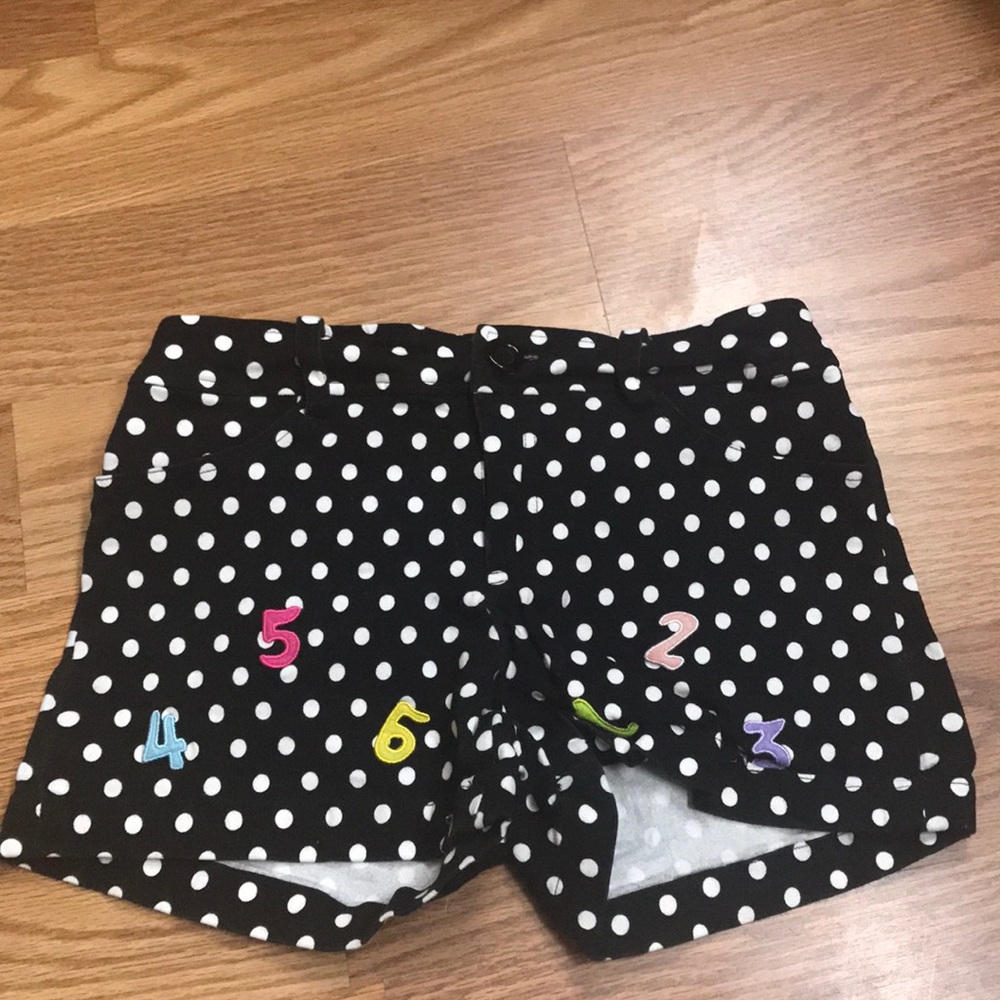 Danilo Women Black With White Spots Shorts M